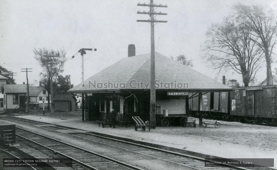 Postcard: Baldwinville, Massachusetts Station